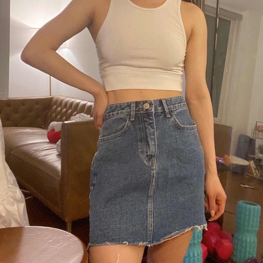 OAK + FORT Denim Skirt (tag attached)